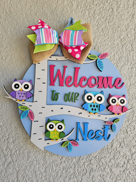 Welcome to Our Nest Owls